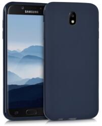 kwmobile Husa pentru Samsung Galaxy J7 (2017), Silicon, Albastru, 42287.53 (4057665263741)