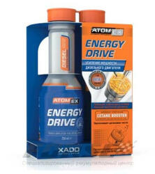 XADO 40513 Atomex Energy Drive üzemanyag-adalék dízelmotorokhoz, 250ml (40513)