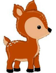 Grabo Óriás lufi 31" 79 cm, Bambi, őzike, 35178 (LUFI448128)