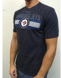 Reebok Winnipeg Jets férfi póló Stripe Overlay navy - XL (90634)