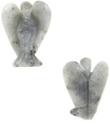  Inger din Labradorit Mineral Natural - 38-40 x 27-30 x 13-15 mm - 1 Buc