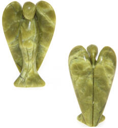  Inger din Jad Mineral Natural 74-77 x 45-47 x 19-23 mm - 1 Buc