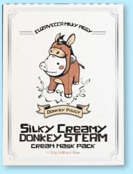Elizavecca Szövetmaszk gőz krémmel Silky Creamy Donkey Steam Cream Mask Pack - 25 g * 10 db
