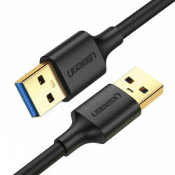 UGREEN USB 3.0 AA kábel, 1m (fekete) - szalaialkatreszek