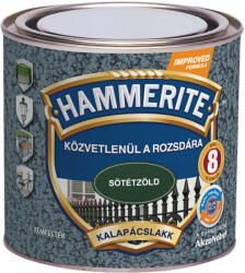 AKZO NOBEL Hammerite közvetlenül rozsdára festék sötétzöld kalapácslakk 0, 25 l