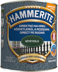 AKZO NOBEL Hammerite közvetlenül rozsdára festék sötétzöld kalapácslakk 2, 5 l