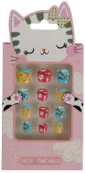  Set 12 Unghii False Pentru Copii, Model P, Sagetile lui Cupidon