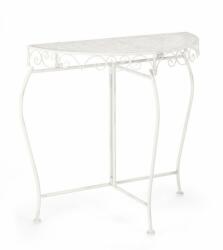 Bizzotto Consola otel alb patinat Emily 75x36x75 cm (0741465)