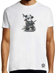 Magnolion Chibi panda szamuráj v3 póló