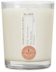 Parks London Lumânare parfumată - Parks London Home №004 Cedarwood & Orange Spice Candle 180 g