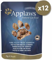 Applaws Tuna with seabream pouch 12x70 g