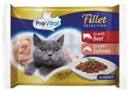 Partner in Pet Food Fillet Selection beef & salmon 4x85 g