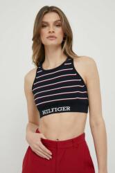 Tommy Hilfiger top női, sötétkék - sötétkék XS - answear - 36 990 Ft