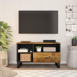 vidaXL tömör mangó- és szerelt fa TV-szekrény 80 x 33 x 46 cm (351977)