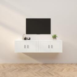 vidaXL 2 db fehér falra szerelhető TV-szekrény 80 x 34, 5 x 40 cm (3188350) - vidaxl