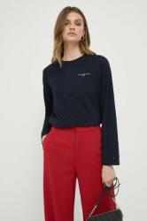 Tommy Hilfiger hosszú ujjú női, sötétkék - sötétkék M - answear - 13 990 Ft