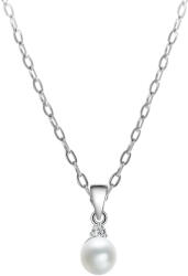 Beneto Colier de argint cu perlă reală AGS906 / 45 (lanț, pandantiv)