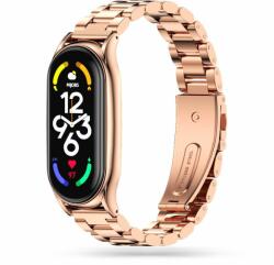 Tech-protect Xiaomi Mi Smart Band 7 Tech-Protect Stainless szíj rose gold