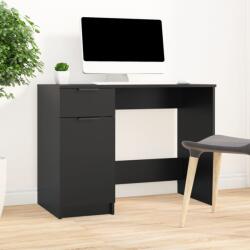 vidaXL Birou, negru, 100x50x75 cm, lemn prelucrat (811494)