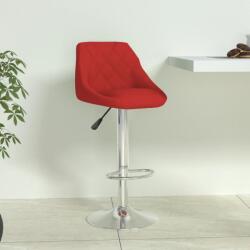vidaXL Scaun de bar, roșu vin, piele ecologică (335175)