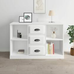 vidaXL Servantă, alb extralucios, 104, 5x35, 5x67, 5 cm, lemn prelucrat (816234) Comoda