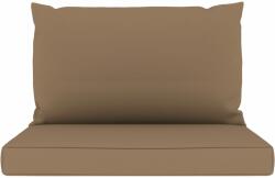 vidaXL Perne de canapea din paleți, 2 buc. , gri taupe, material textil (47450)