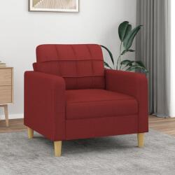 vidaXL Fotoliu canapea, roșu vin, 60 cm, material textil (348603) Canapea