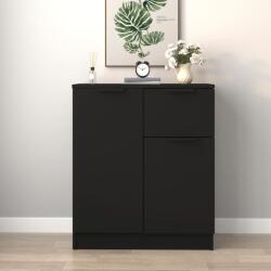 vidaXL Servantă, negru, 60x30x70 cm, lemn prelucrat (811107) Comoda