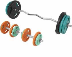 Gorilla Sports 70 kg súlyzó szett rúddal (100762-00009-0046) - kokiskashop