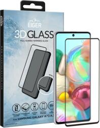 Eiger Folie Sticla 3D Edge to Edge Samsung Galaxy A72 Clear Black (0.33mm, 9H, oleophobic) (EGSP00696) - pcone