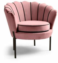 Halmar ANGELO fotel rózsaszín / fekete - mindigbutor