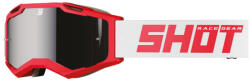 Shot Iris 2.0 Solid motocross szemüveg szürke-piros