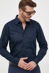 HUGO BOSS cămașă din bumbac bărbați, culoarea bleumarin, cu guler clasic, regular 50473310 PPYX-KDM0LI_59X