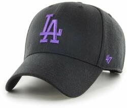 47brand șapcă din amestec de lână MLB Los Angeles Dodgers culoarea negru, cu imprimeu 99KK-CAU0FZ_99X