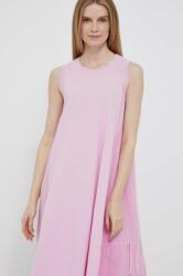 DEHA rochie din amestec de in culoarea roz, midi, oversize PPYX-SUD2D8_30X