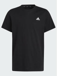 Adidas Tricou Essentials Small Logo Cotton T-Shirt HR6397 Negru Regular Fit