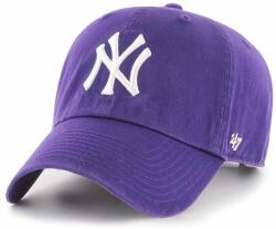 47brand șapcă de baseball din bumbac MLB New York Yankees culoarea violet, cu imprimeu 99KK-CAU0HO_45X