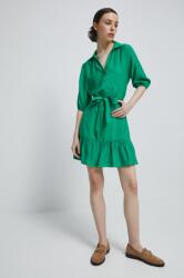 MEDICINE rochie culoarea verde, mini, evazati ZPYX-SUD708_76X