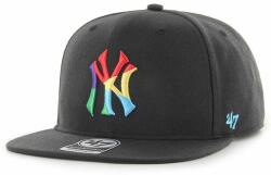 47 brand 47brand șapcă din amestec de lână MLB New York Yankees culoarea negru, cu imprimeu 99KK-CAU0G6_99X