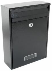 Damech Cutie postala, negru, format B5, 22x9x30 cm, Damech GartenVIP DiyLine (W1N)