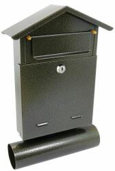 Damech Cutie postala, cu loc pentru ziar, auriu, format B6, 23x7x37.5 cm, Damech GartenVIP DiyLine (SW02TAU)
