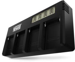 Newell DF-4CH négycsatornás töltő NP-F akkumulátorokhoz (NL3179)