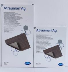 HARTMANN Atrauman Ag ezüst tartalmú, kenőccsel impregnált tüll kötszer (10X10)