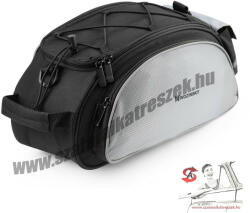 Kerékpáros táska hátsó csomagtáska vállpánttal 13L fekete (WBB1BK) Wozinsky