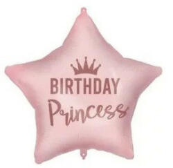 Procos Birthday Princess Pink fólia lufi 46 cm (PNN92419) - eking