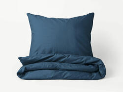 Goldea lenjerie de pat din 100% bumbac - albastru marin 150 x 200 și 50 x 60 cm Lenjerie de pat