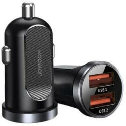 JOYROOM C-A09 Mini dual-port QC3.0 Smart fast charge 2x USB 30W Quick Charge, SCP, PD, AFC Black