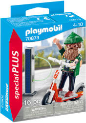 Playmobil Hipster Cu Scuter (pm70873) - bekid Figurina