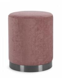 Bizzotto Taburet textil roz otel gri Ernestine 35x42 cm (0748293) - decorer