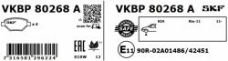 SKF set placute frana, frana disc SKF VKBP 80268 A